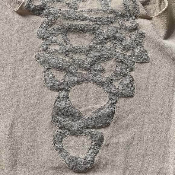 SARAH PACINI metallic choker minidress / tunic one size - Picture 5 of 12